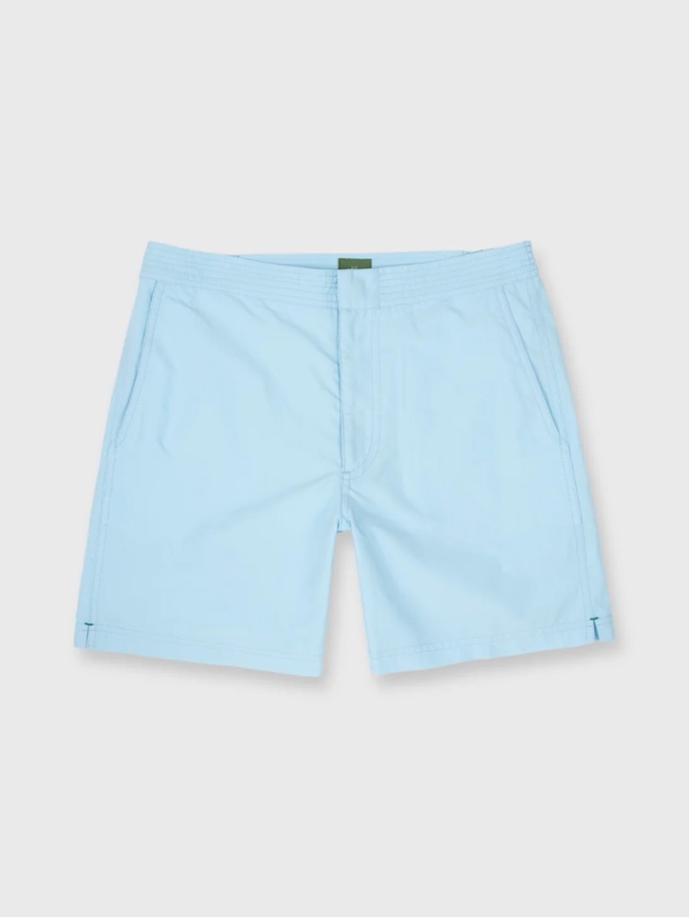 Sid Mashburn Zip-Front Standard Swim Short Sky Nylon 34